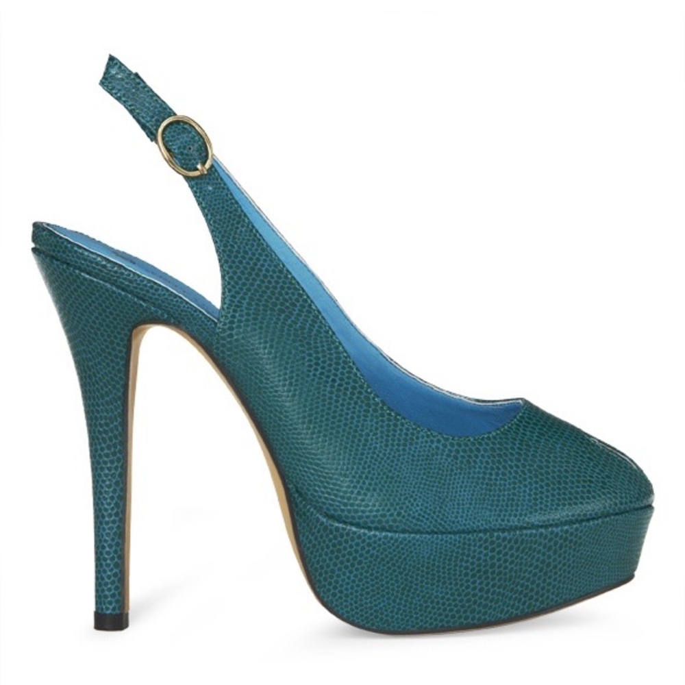 Peep Toe Slingback Pumps